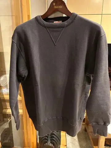 웨어하우스 Lot 403 무지 양V 맨투맨 흑먹색 세트인 프리덤