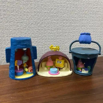 스펀지밥 캐릭터 집 3개 세트