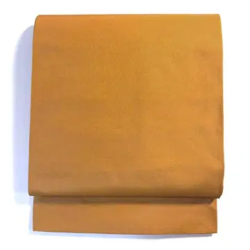 5k3082 후쿠로 오비 실크 샤레 오비 브라운 무지 일본 의류 기모노