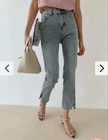 birthdaybash 데님 BB CROPPED DENIM 블루 M