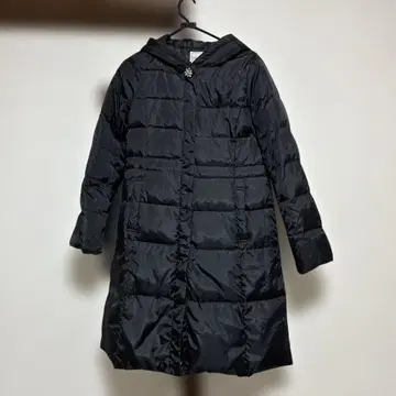 쿠튀르 브로치 다운 코트 후드 부착 M