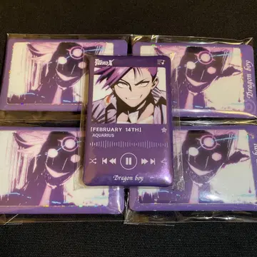 TO BE HERO X 장면 사진 홀로그램 스퀘어 캔뱃지 량룡 5개