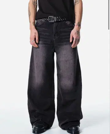 MENES 와이드 배기 데님