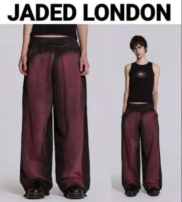 Jaded London 맨투맨 와이드 팬츠