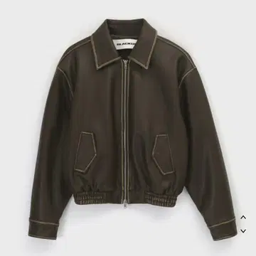 [ BLACKUP ] 히벤 빈티지 가죽 점퍼