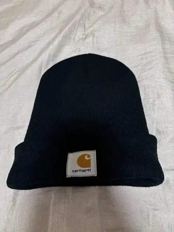 Carhartt 블랙 니트 모자