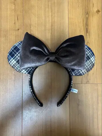 디즈니 체크 머리띠