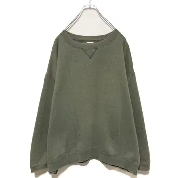 해외 구제 의류 헤인즈 V 가제트 무지 맨투맨