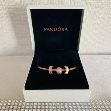 새상품 판도라 Pandora 팔찌 핑크 골드