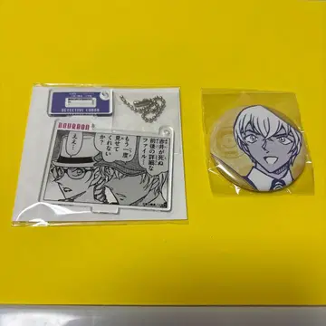 코난랜드 공식 앱 아크릴 키링 캔뱃지 미스터리 트레인 아무로 토오루