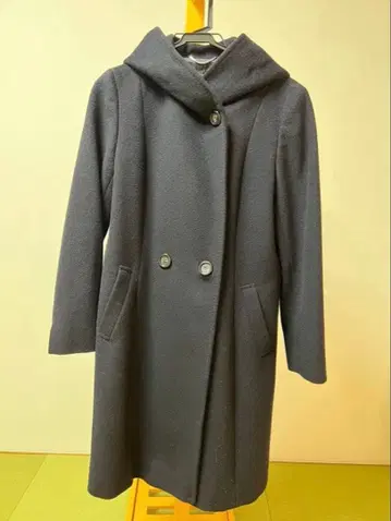 23구 후드 부착 롱 코트