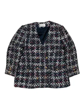 새상품급 노카라 트위드 자켓 가을/겨울