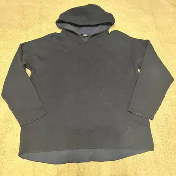 새상품급 INDIVI 후드 부착 후드티 다크 네이비 L