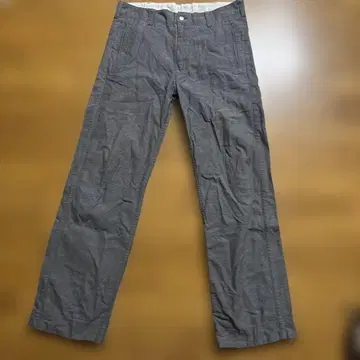 화이트 마운티니어링 울 혼방 코튼 팬츠 그레이 L