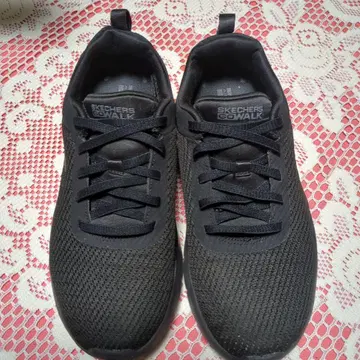 SKECHERS GOwalk 블랙 스니커즈