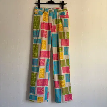 jc de castelbajac 한나 바베라 콜라보 팬츠 90s