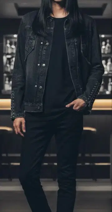 FranCisT.MOR.K.S. 레어 초기 스터드 데님 자켓 2000s