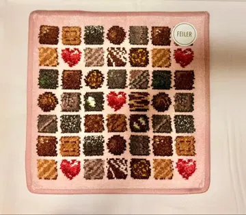 페일러 쇼콜라 드 코프레 타월 손수건 페일 핑크 미사용 새상품