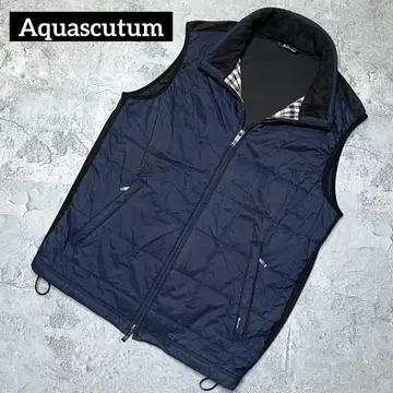 아쿠아 스큐텀 충전솜 베스트 안감 체크 후드 수납