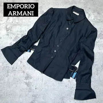EMPORIO ARMANI 엠포리오 아르마니 자켓 린넨 벨트