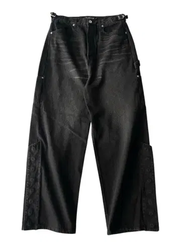 NO MASS PROD 009VTG DIRTY BAGGY JEANS