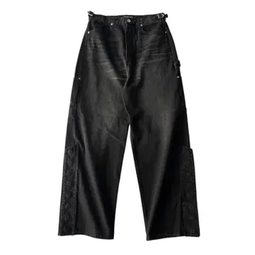 NO MASS PROD 009VTG DIRTY BAGGY JEANS