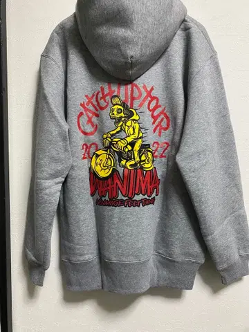 WANIMA 캐치업 투어 2022 그레이 후드티 L 미사용 새상품 속기모