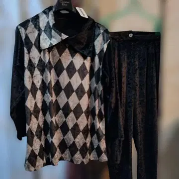 다이아몬드 패턴 빵 탈론 수트