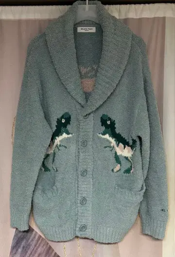 젤라또피케 옴 파우더 다이너소어 카우 가디건 민트 그린