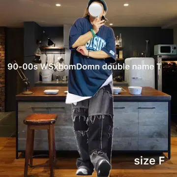90-00s WS-Domdomn 더블 네임 빅 T F