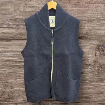 26V3 ARPENTEUR 아페르튀르 니트 베스트 S 사이즈 네이비