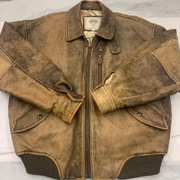 빈티지 A-2 G-1 ma-1 플라이트 자켓 짧은 기장 가죽 자켓