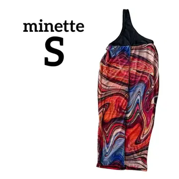 minette [ S ] 마넷 타이트 스커트 시스루 레드 블루