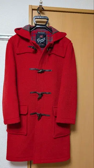 글로버올 더플 코트 레드