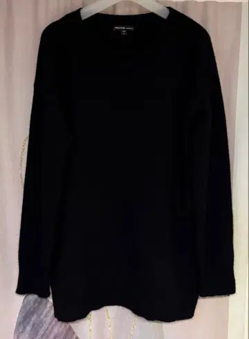 제임스 퍼스 캐시미어 100% 크루넥 니트 블랙