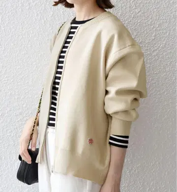 SHIPS any 집업 니트 블루종 가디건