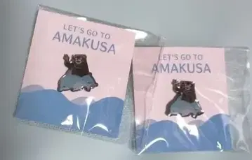 아마쿠사 쿠마몬 핀 배지 돌고래 2개 세트