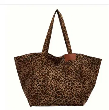 레오파드 무늬 토트백 58.5cm