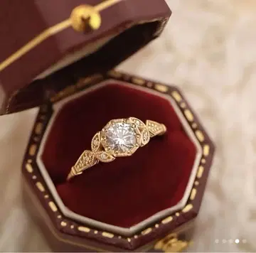 FJ 고품질 큐빅 지르코니아 빈티지 반지
