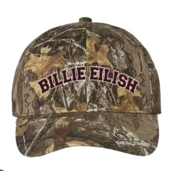 Billie Eilish 내한 공연 카모 패턴 캡