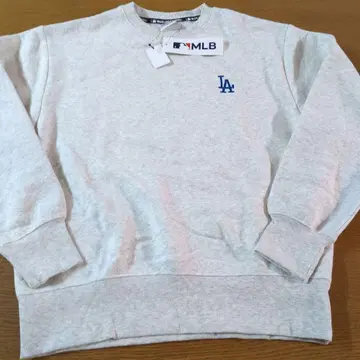 W 새상품 MLB 다저스 긴팔 트레이닝복 사이즈 M 오트밀 남성용