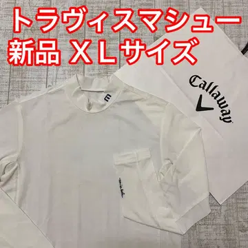 새상품 캘러웨이 트래비스매튜 긴팔 모크넥 화이트 XL 사이즈