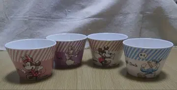 디즈니 스토어 4 피스 멜라민 보울 세트