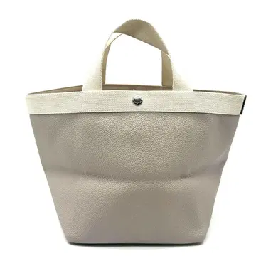 에르베샤 펠리에 704GP 스퀘어 보트형 럭스 핸드백 가죽 M