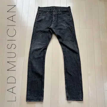 LAD MUSICIAN 3D BLACK DENIM SIZE 44