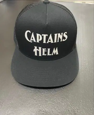 CAPTAINS HELM 메쉬 캡 클래식 로고 블랙