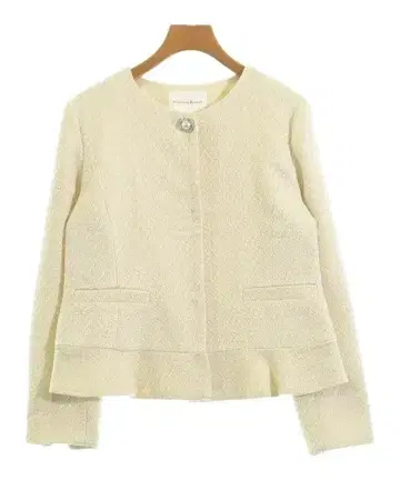 Couture brooch 노카라 자켓 여성용