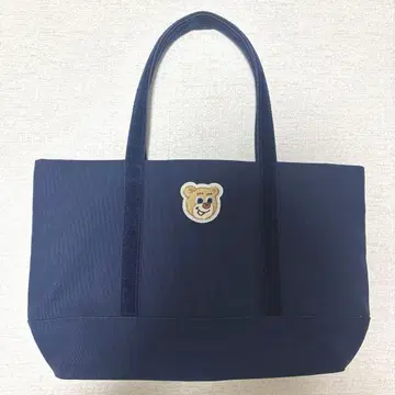 러브러리 바이 페이 올드 테디 토트백 네이비 대