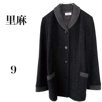 리마() 울 절개 자켓 차콜 그레이 9호 고급 포멀