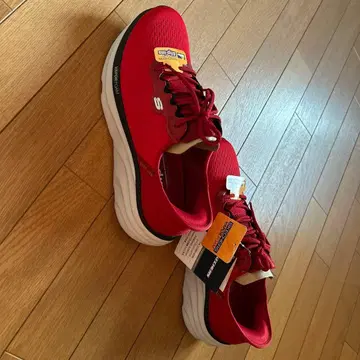 Skechers WARP-FROM 레드 스니커즈 슬립인 새상품